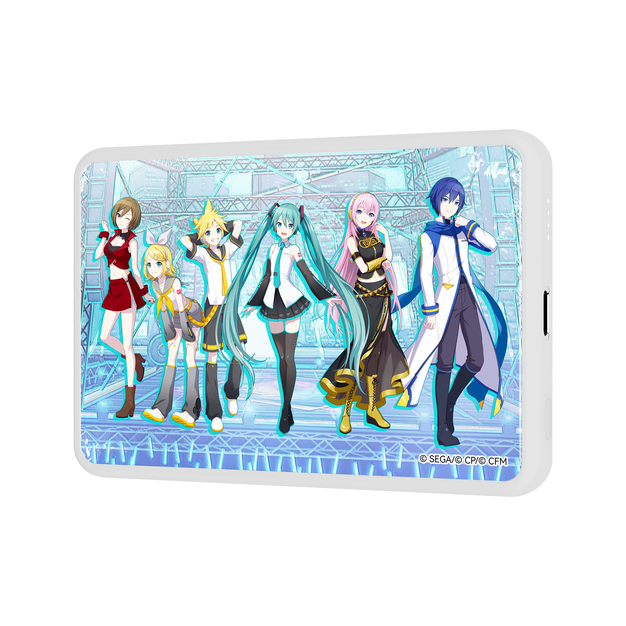 世界計畫 繽紛舞台! × ZENS GLASSIA Qi2 磁吸式行動電源 - VIRTUAL SINGER版
