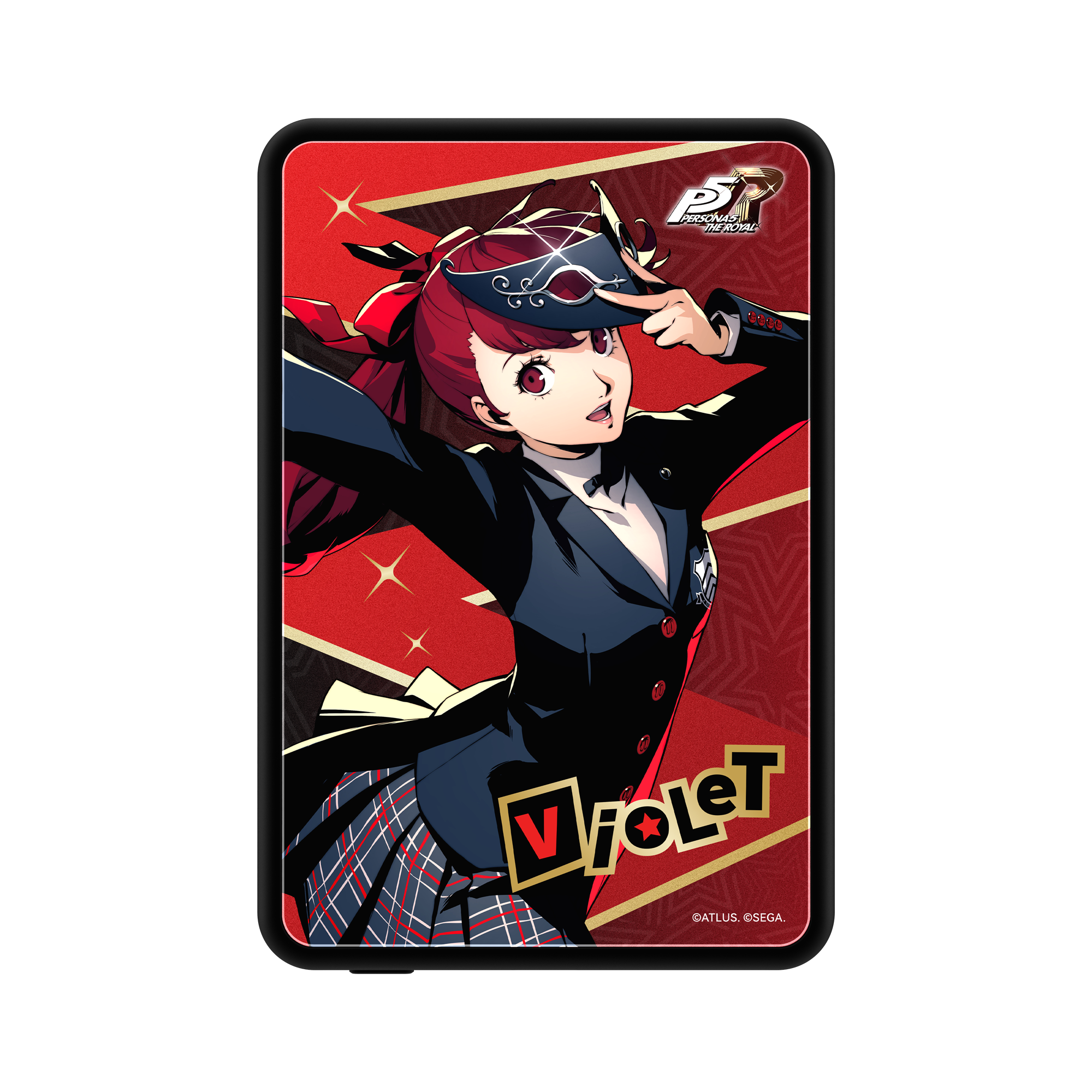 女神異聞錄5 皇家版 × ZENS GLASSIA Qi2 磁吸式行動電源 - Violet版