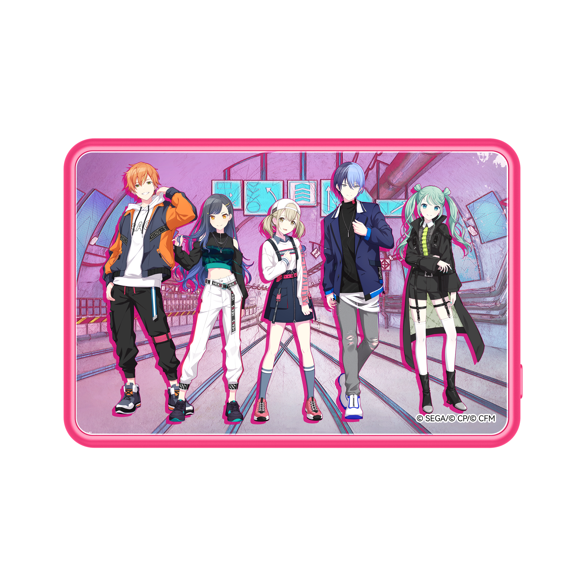 世界計畫 繽紛舞台！ × ZENS GLASSIA Qi2 磁吸式行動電源 - Vivid BAD SQUAD版