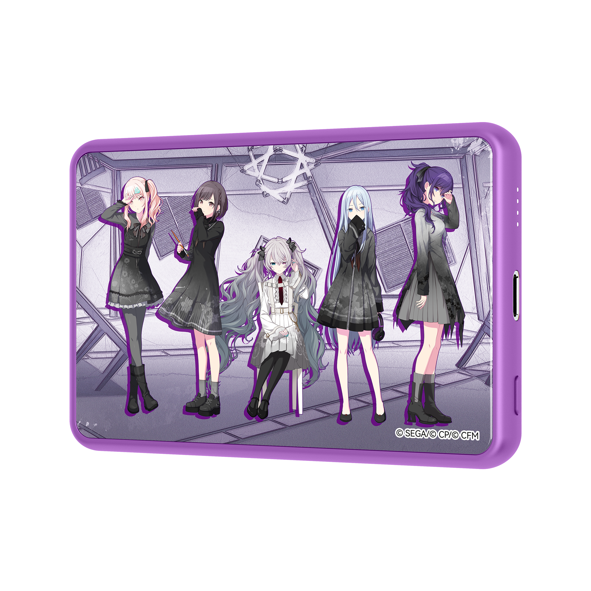 世界計畫 繽紛舞台！ × ZENS GLASSIA Qi2 磁吸式行動電源 - 25時，Nightcord見。版